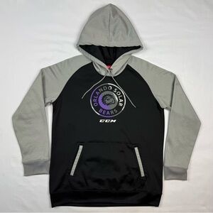CCM Orlando Solar Bears Mens Hoodie Sweatshirt Sz Medium Raglan Cut ECHL C3